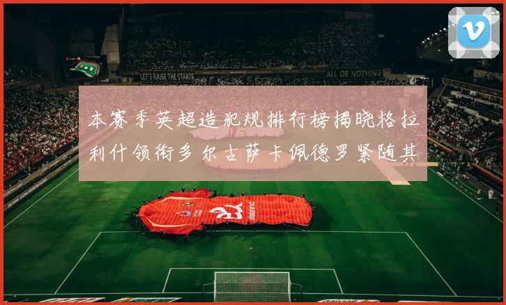 本赛季英超造犯规排行榜揭晓格拉利什领衔多尔古萨卡佩德罗紧随其后